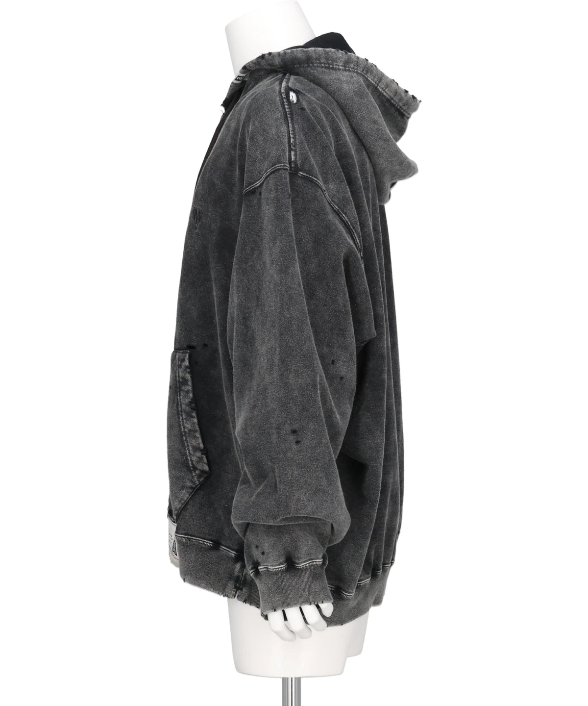 BLEACHED SWEAT PARKA
