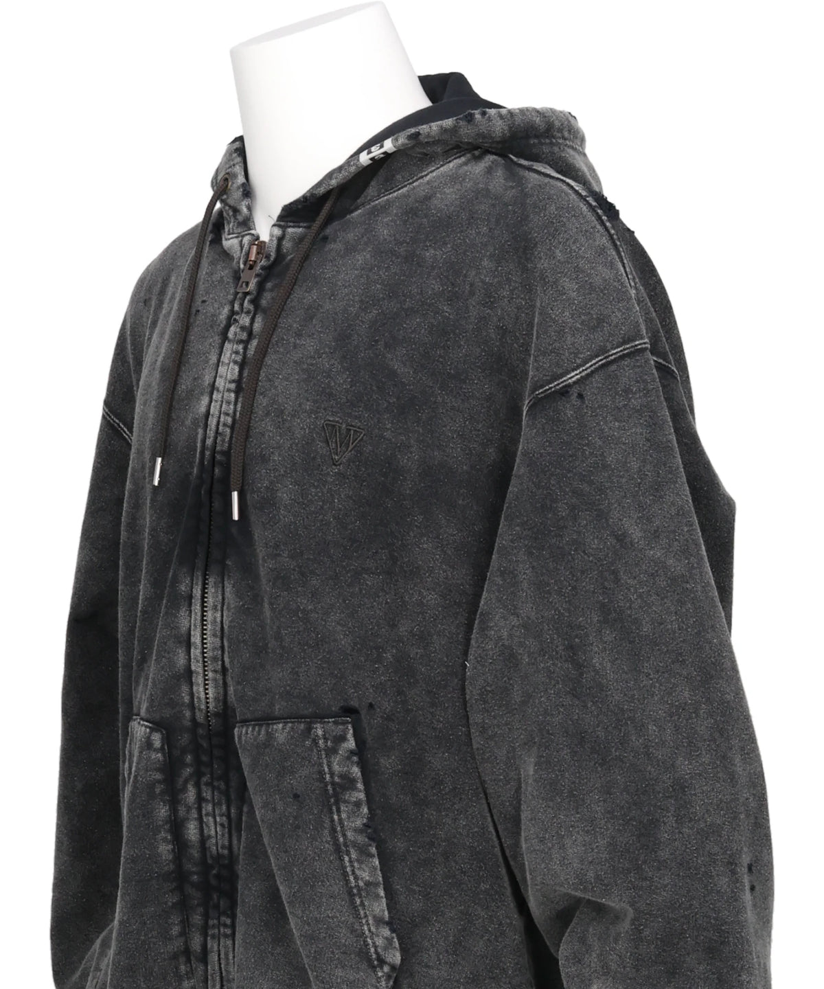 BLEACHED SWEAT PARKA