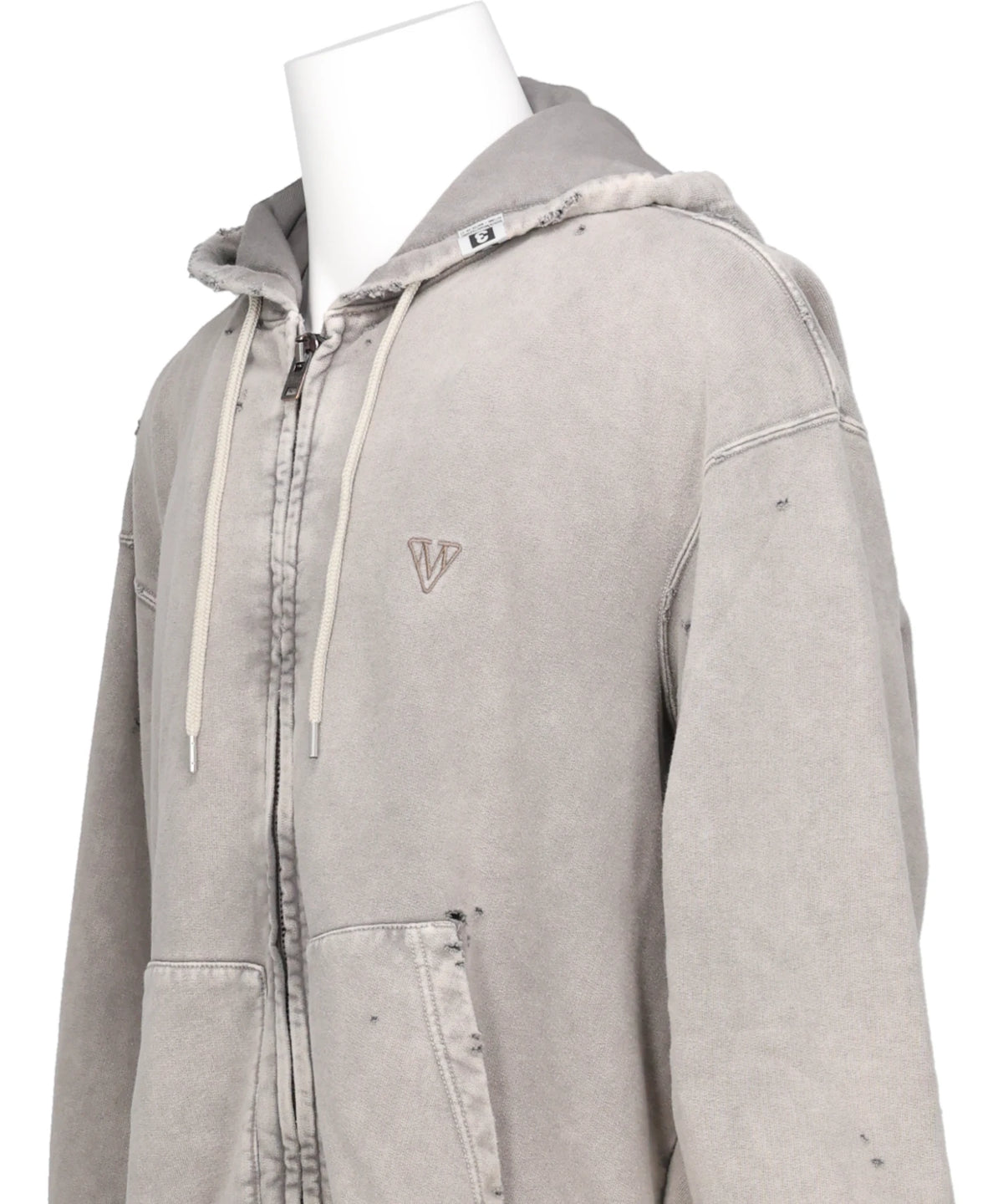 BLEACHED SWEAT PARKA