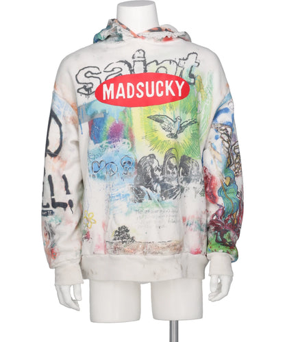 SAINT Mxxxxxx MDS DBL FACE HOODIE/MADSUCKY