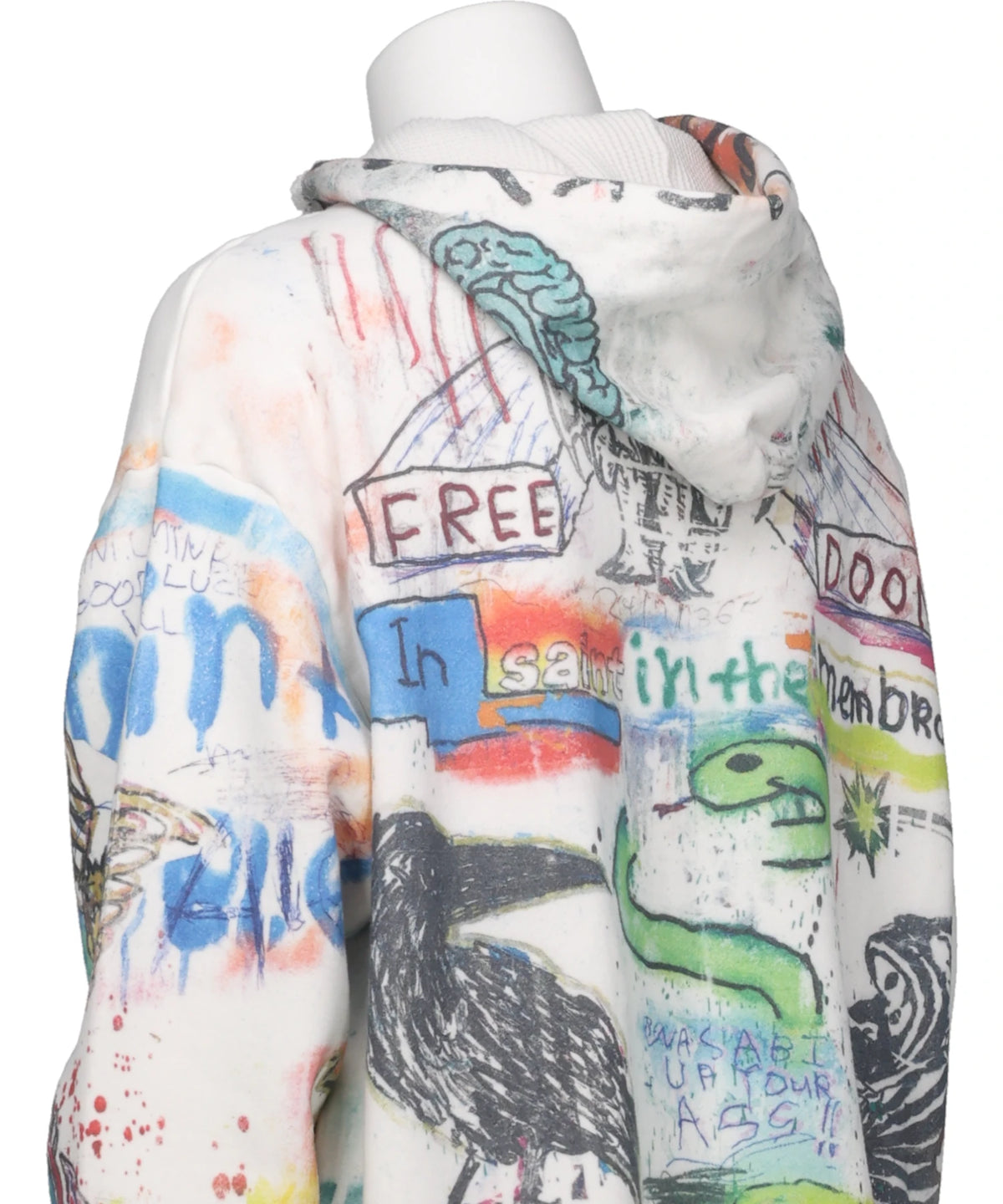 MDS DBL FACE HOODIE/MADSUCKY