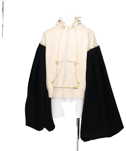 LES SIX KAOS UNFINISHED HOODIE