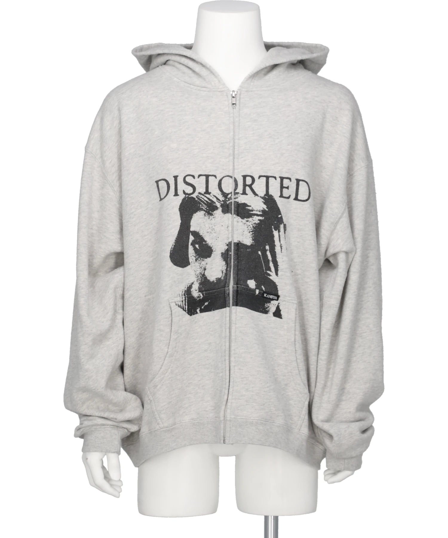 KAMIYA(カミヤ) 2026AW "DISTORTED GIRL"ZIP HOODIE T/C G17HD101