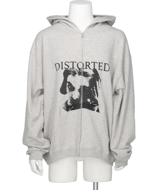 KAMIYA(カミヤ) 2026AW "DISTORTED GIRL"ZIP HOODIE T/C G17HD101