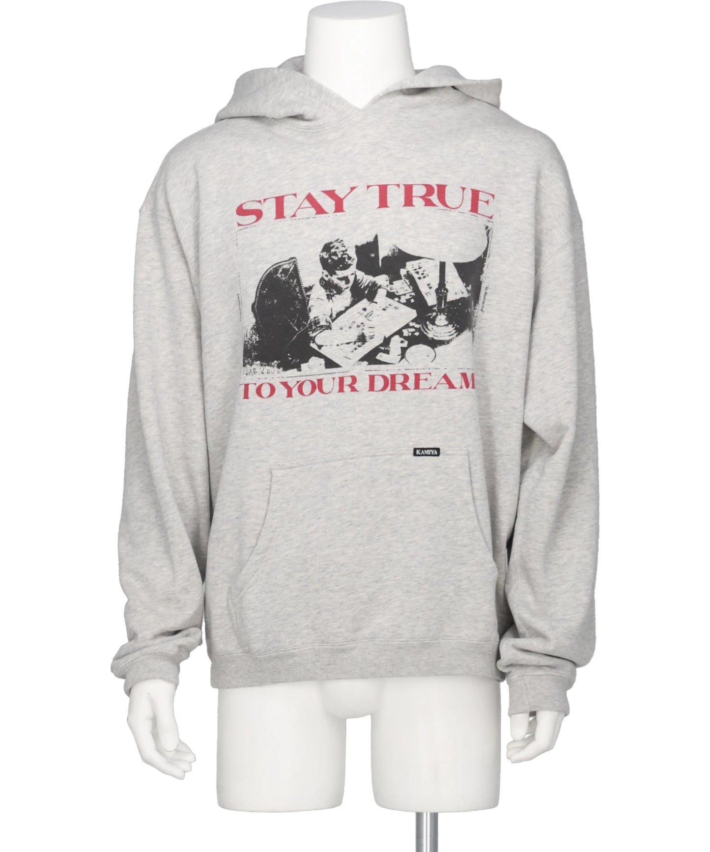 "STAY TRUE TO YOUR DREAM"HOODIE T/C