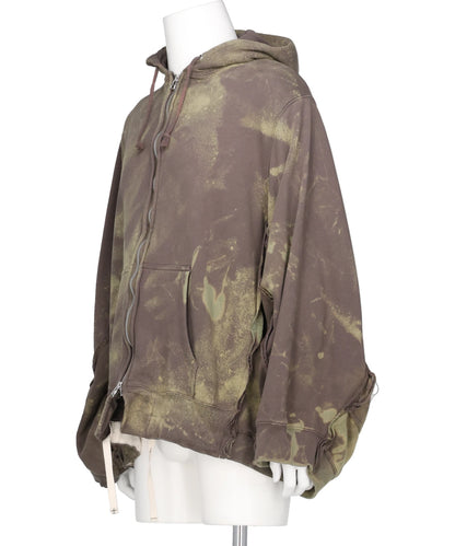 RUST ZIP HOODIE PANTS