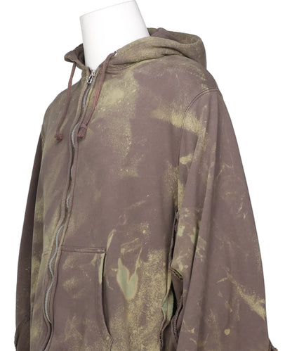 RUST ZIP HOODIE PANTS