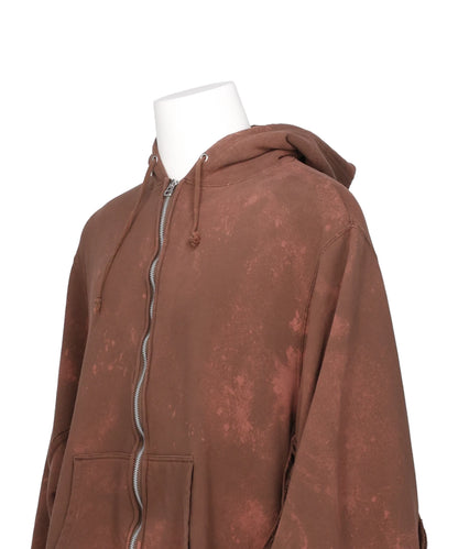 RUST ZIP FOODIE PANTS