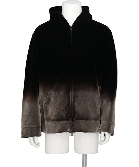 TAAKK(ターク)GRADATION PILE HOODIE