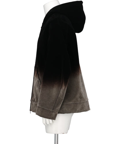 GRADATION PILE HOODIE