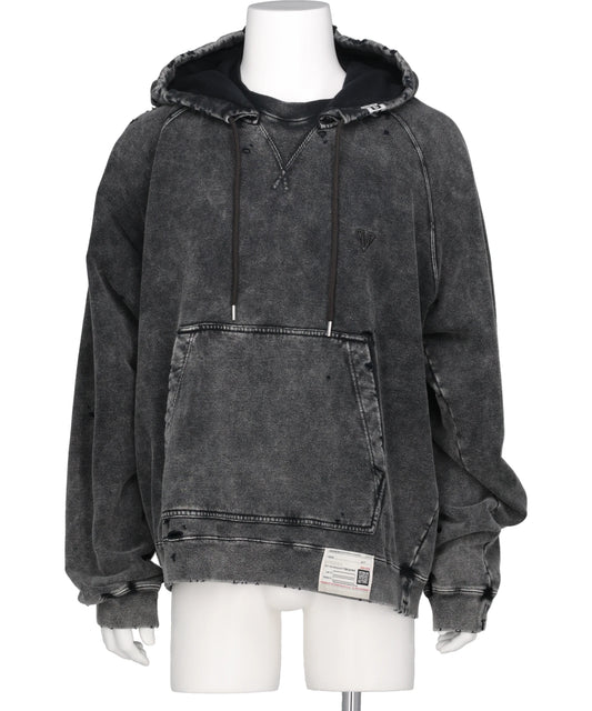 Maison MIHARA YASUHIRO(メゾンミハラヤスヒロ) 2026AW BLEACHED SWEAT HOODIE　A17HD542