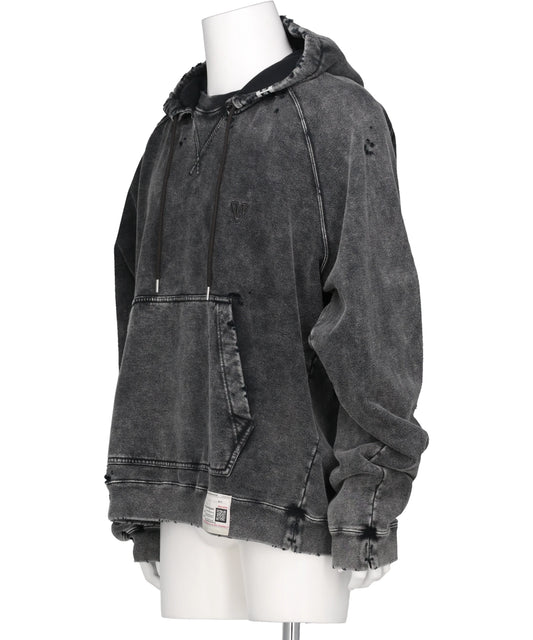 BLEACHED SWEAT HOODIE