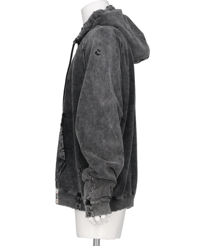 BLEACHED SWEAT HOODIE