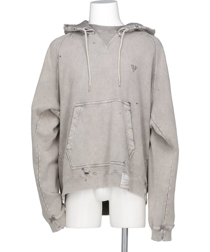 Maison MIHARA YASUHIRO(メゾンミハラヤスヒロ) 2026AW BLEACHED SWEAT HOODIE A17HD542