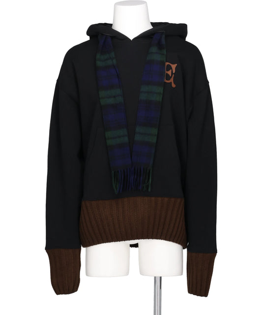 EGONlab.(エゴンラボ) 2026AW SCARF HOODIE AW26HD002A