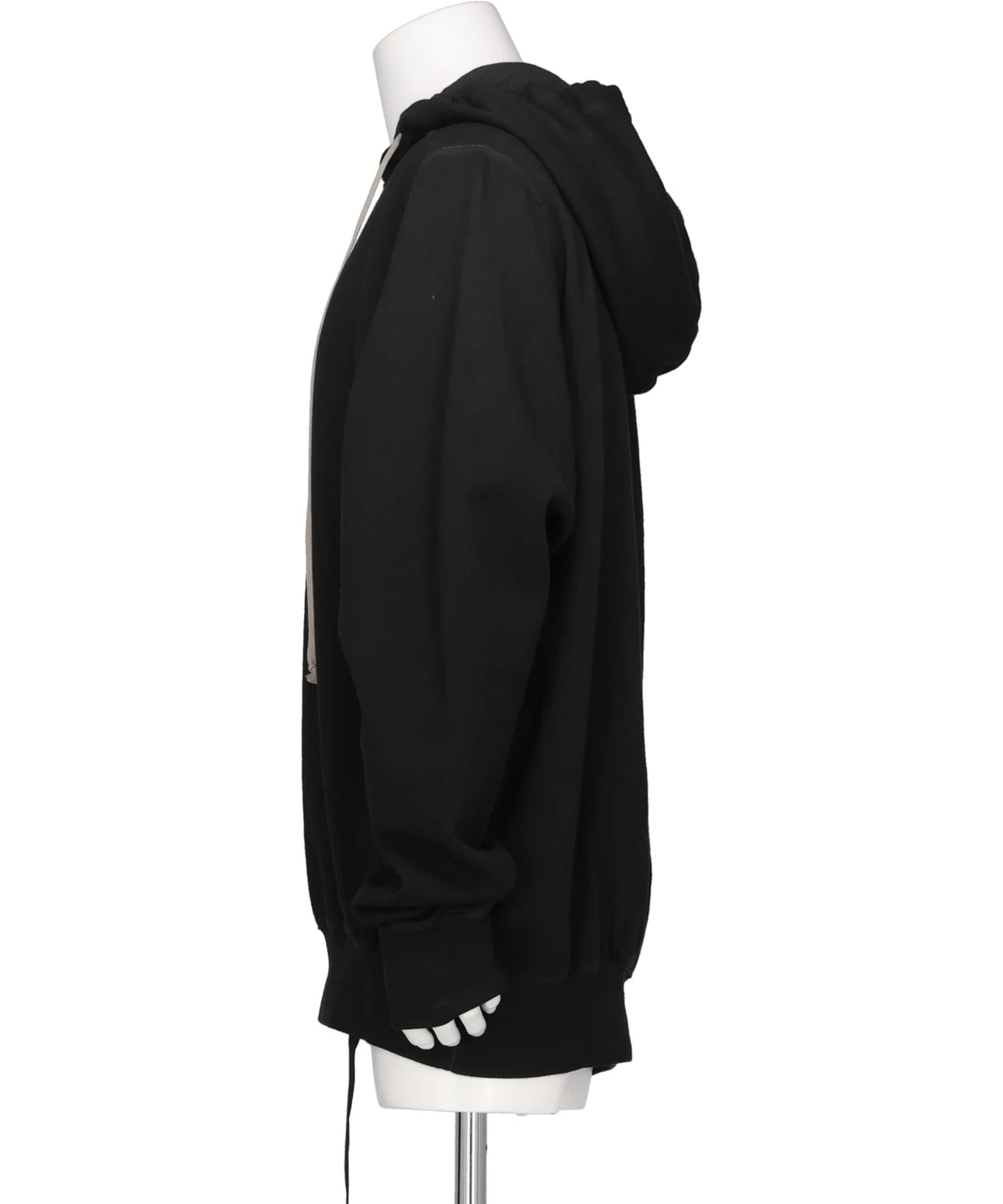 OVERSIZED HOODIE - FADED BLACK/SILVER