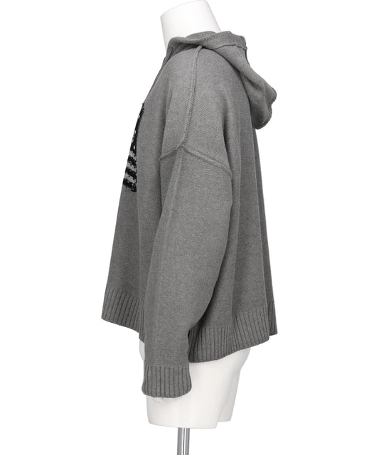 AMERICA KNIT HOODIE