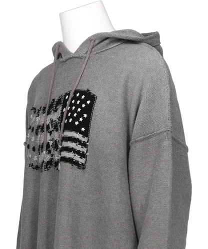 AMERICA KNIT HOODIE