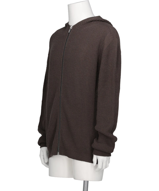 ZIPPED HOODIE