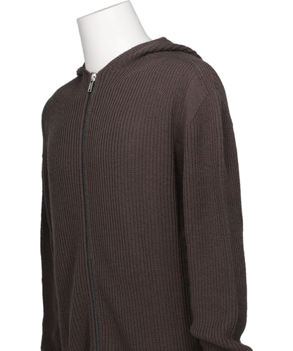ZIPPED HOODIE