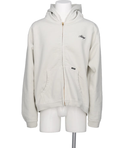 KAMIYA(カミヤ)"GREATNESS ACT-COOL"EMBROIDERED ZIP HOODIE
