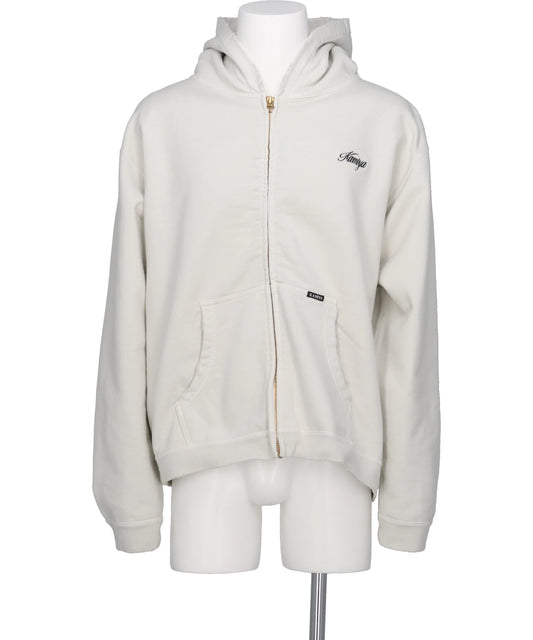 KAMIYA(カミヤ)"GREATNESS ACT-COOL"EMBROIDERED ZIP HOODIE