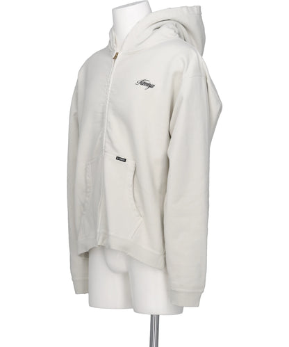 "GREATNESS ACT-COOL"EMBROIDERED ZIP HOODIE