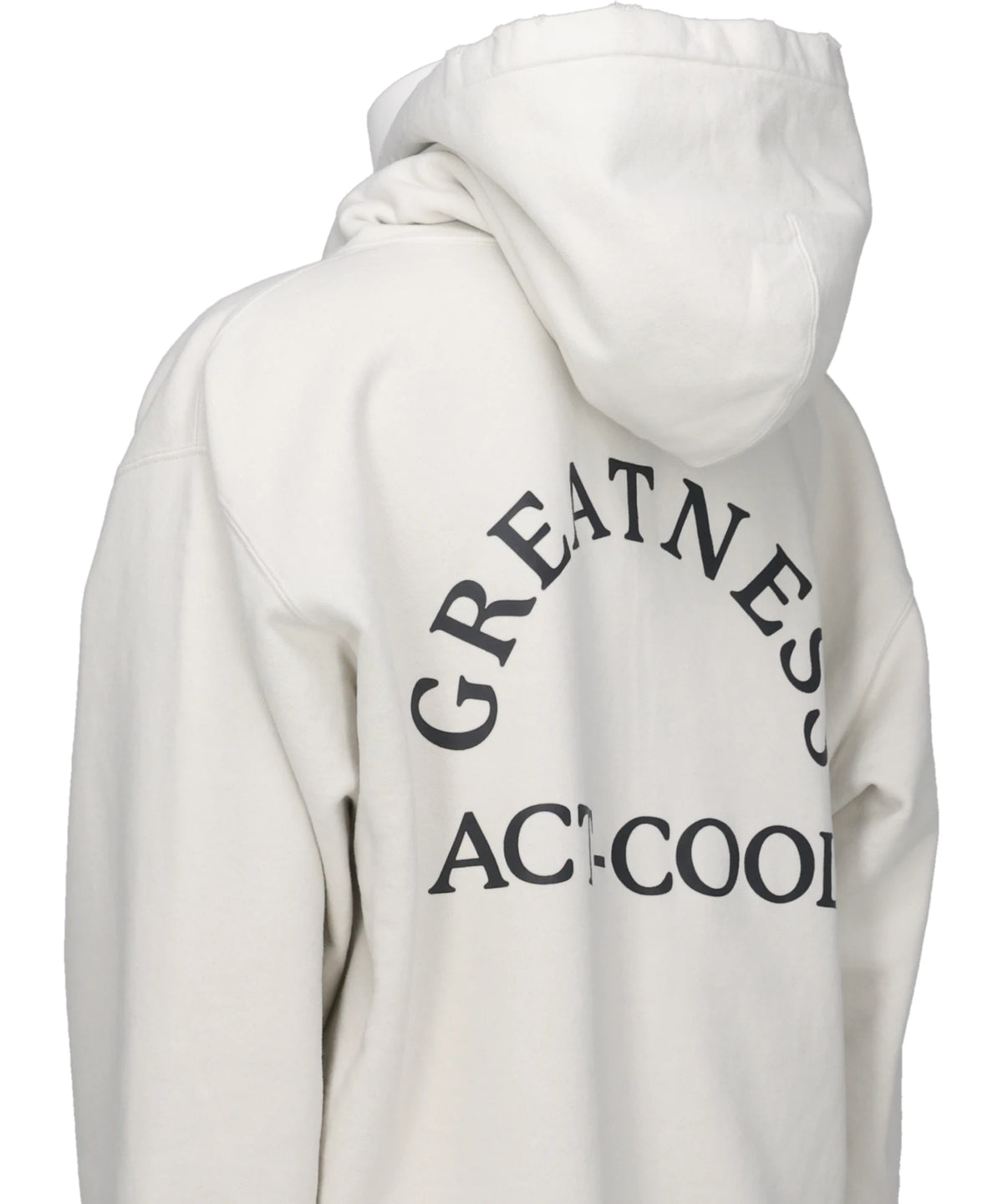"GREATNESS ACT-COOL"EMBROIDERED ZIP HOODIE