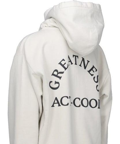 "GREATNESS ACT-COOL"EMBROIDERED ZIP HOODIE