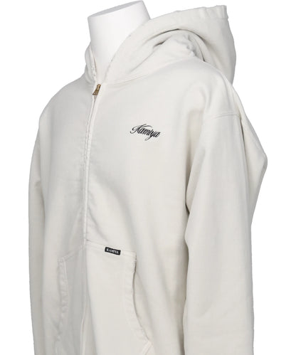 "GREATNESS ACT-COOL"EMBROIDERED ZIP HOODIE