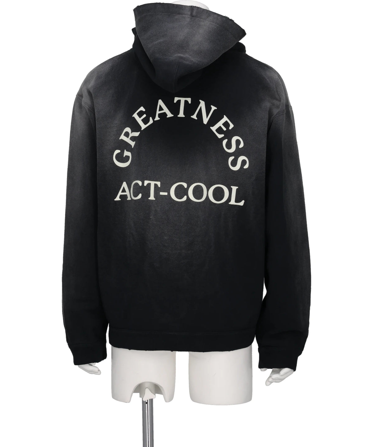 "GREATNESS ACT-COOL"EMBROIDERED ZIP HOODIE