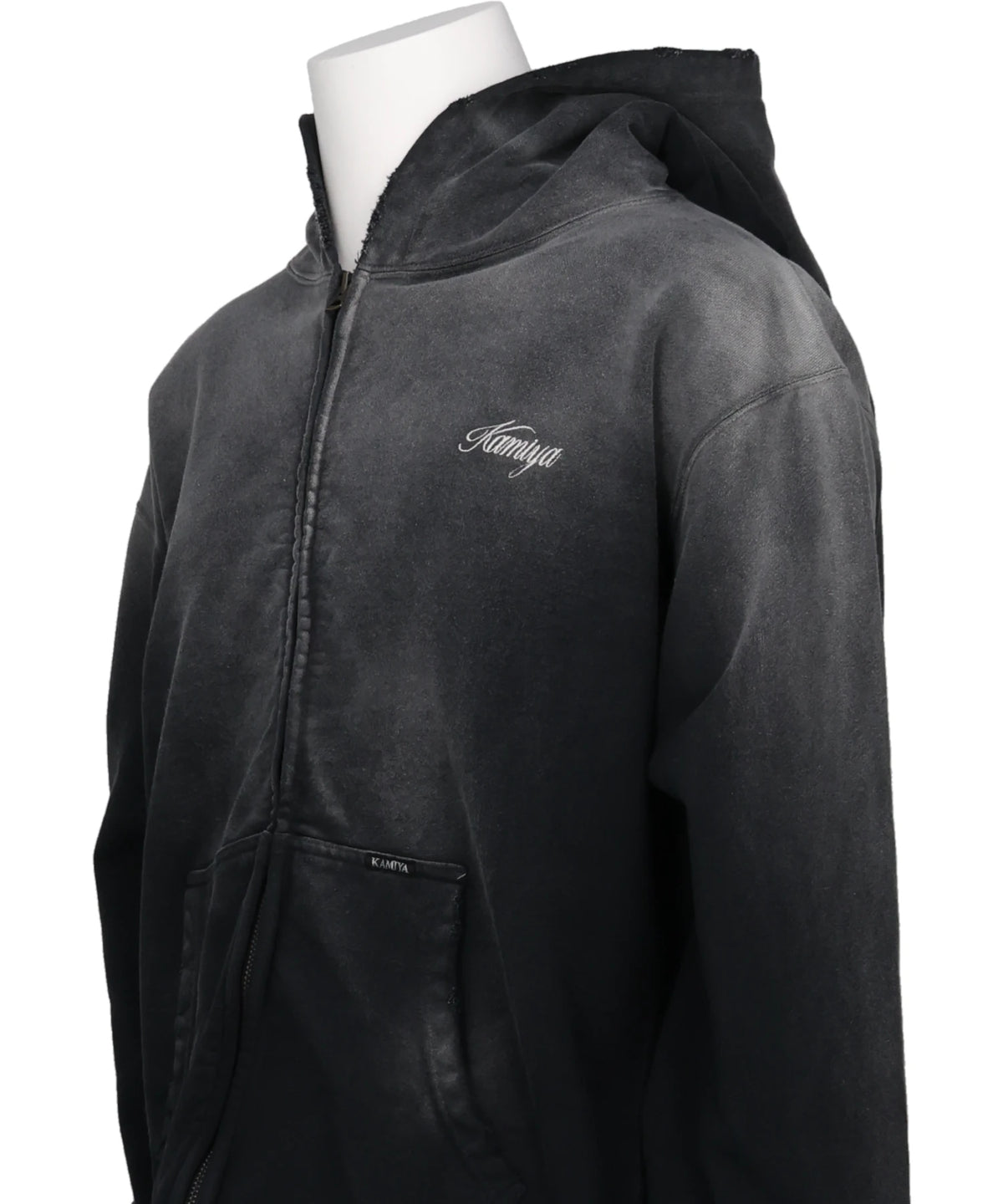 "GREATNESS ACT-COOL"EMBROIDERED ZIP HOODIE