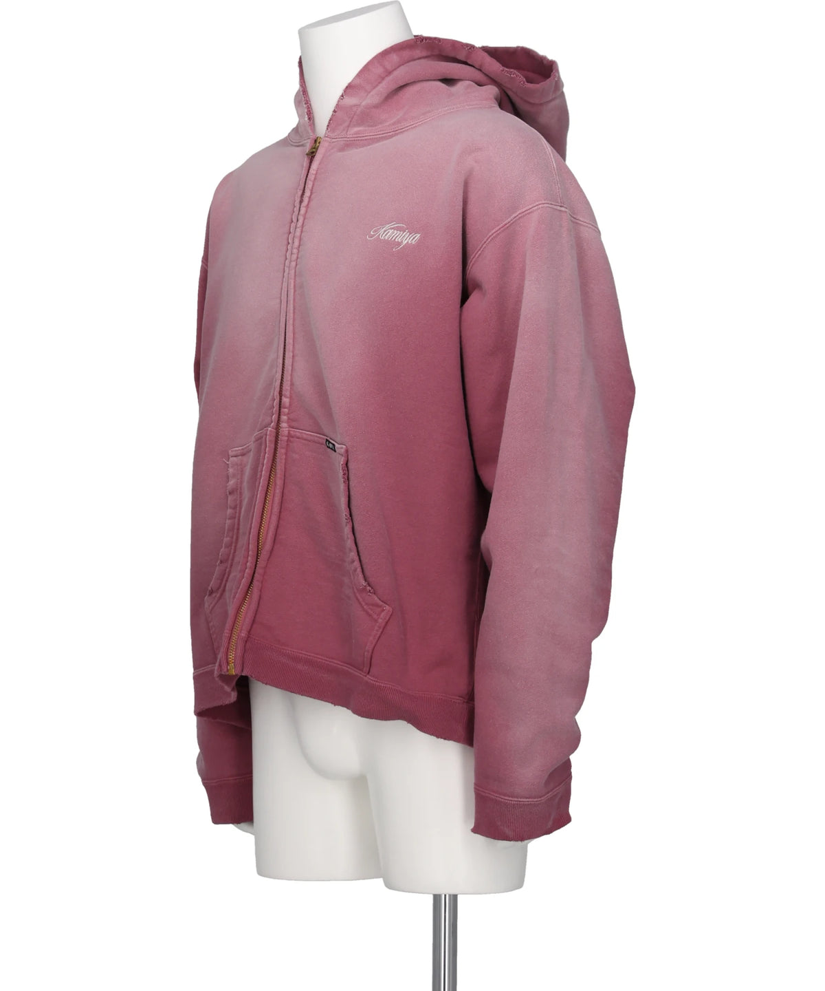 "GREATNESS ACT-COOL"EMBROIDERED ZIP HOODIE