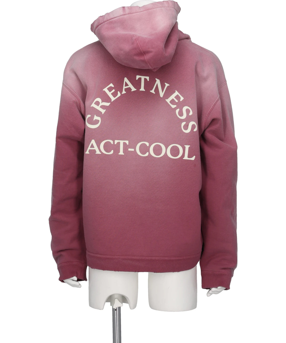 "GREATNESS ACT-COOL"EMBROIDERED ZIP HOODIE