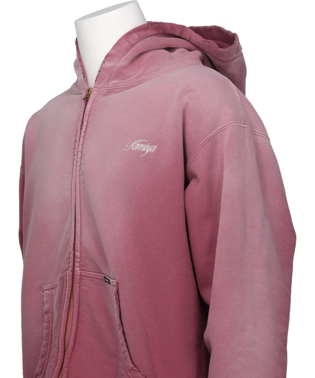 "GREATNESS ACT-COOL"EMBROIDERED ZIP HOODIE