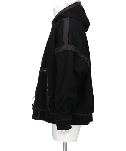 blackmeans × KAMIYADECONSTRUCTED ZIP PARKA