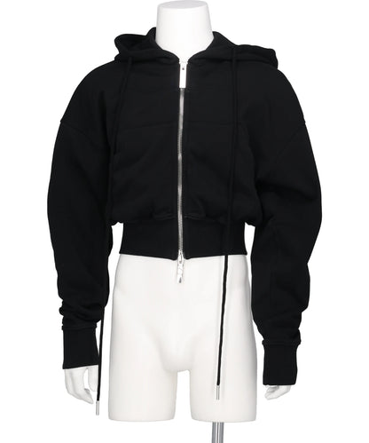 MATIÈRE FÉCALES（マティエール・フェカール）2026AW UNISEX CULT CROPPED HOODIE MAT03T020