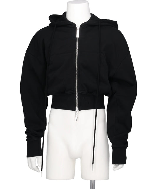 MATIÈRE FÉCALES（マティエール・フェカール）2026AW UNISEX CULT CROPPED HOODIE MAT03T020