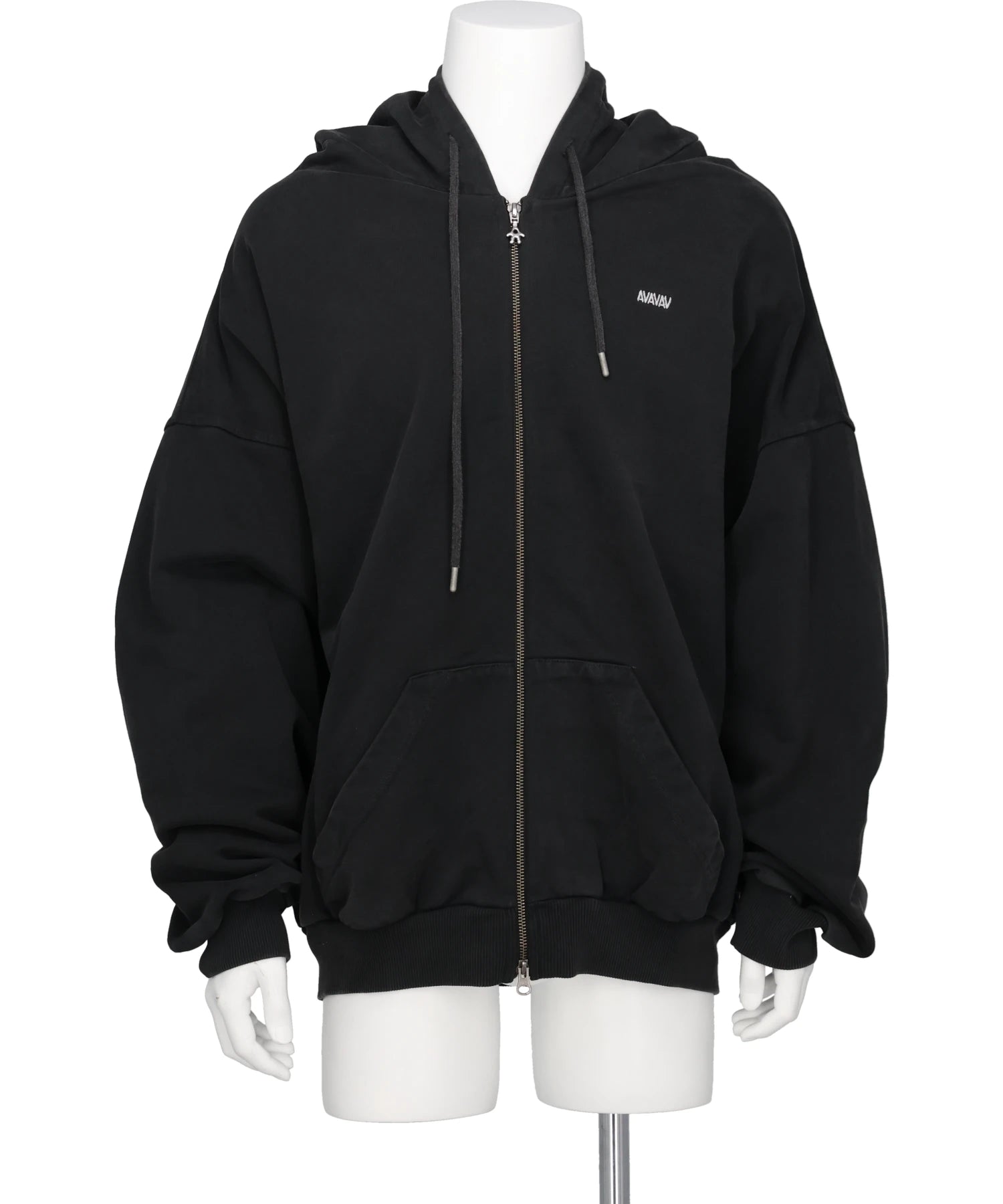 AVAVAV(アヴァヴァヴ) 2026SS SHOULDERLESS HOODIE AV-LOGO