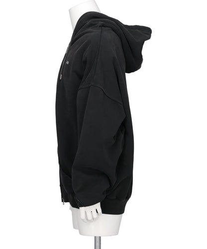 SHOULDERLESS HOODIE AV-LOGO