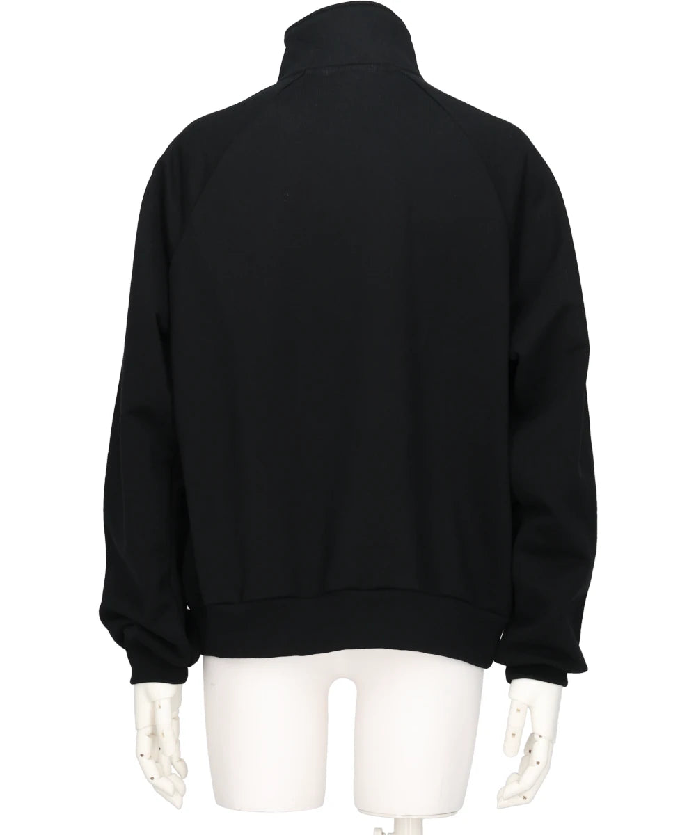 TAPE EMBROIDERY JERSEY SWEAT SHIRT