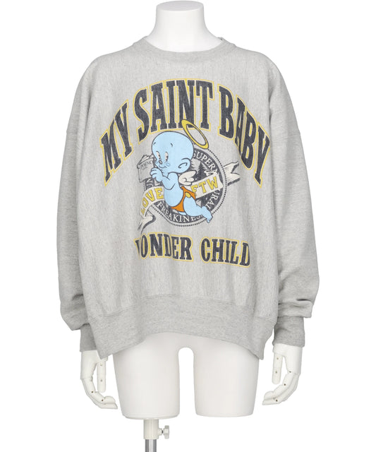 SAINT Mxxxxxx（セント マイケル)CRW NECK SWT/BABY MICHAEL