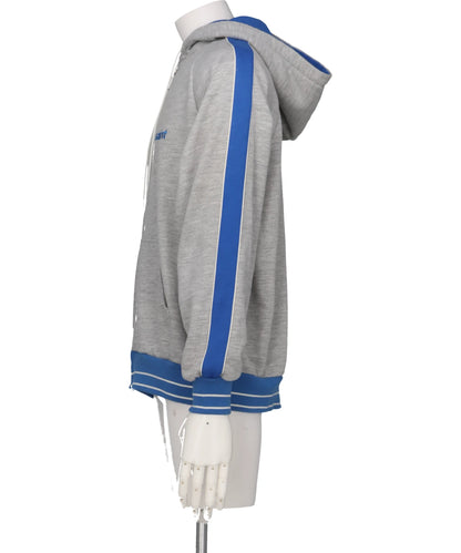 ZIP HOODIE/SIDE LINE