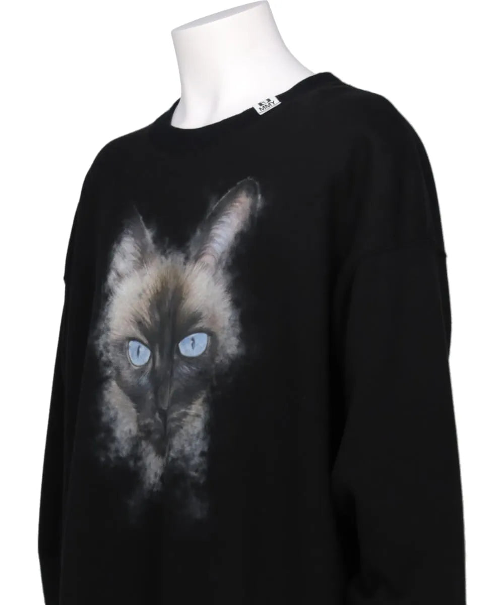 CAT PRINTED PULLOVER
