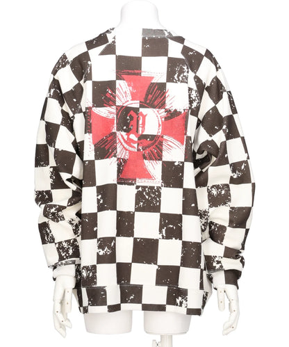 CHECKERED FLAG RAGLAN SWEAT