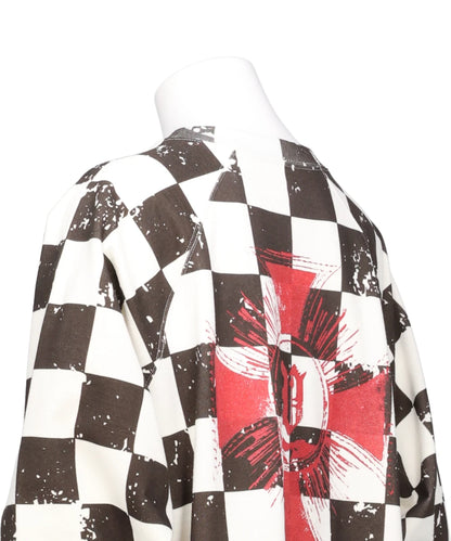 CHECKERED FLAG RAGLAN SWEAT