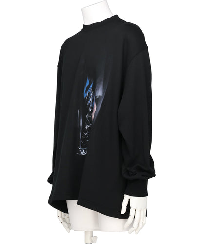 GRAPHIC SIDE SEAM POCKET SWEATSHIRT