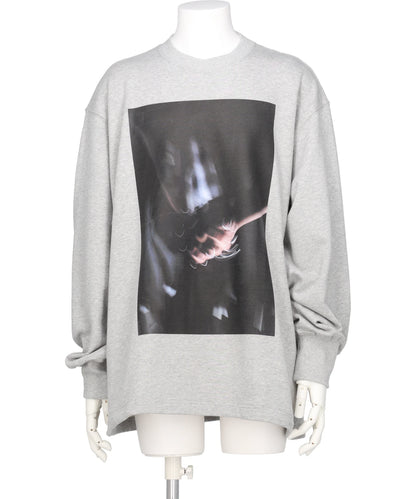 GRAPHIC SIDE SEAM POCKET SWEATSHIRT
