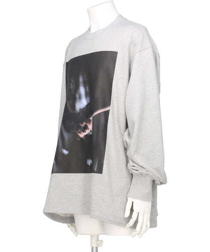 GRAPHIC SIDE SEAM POCKET SWEATSHIRT