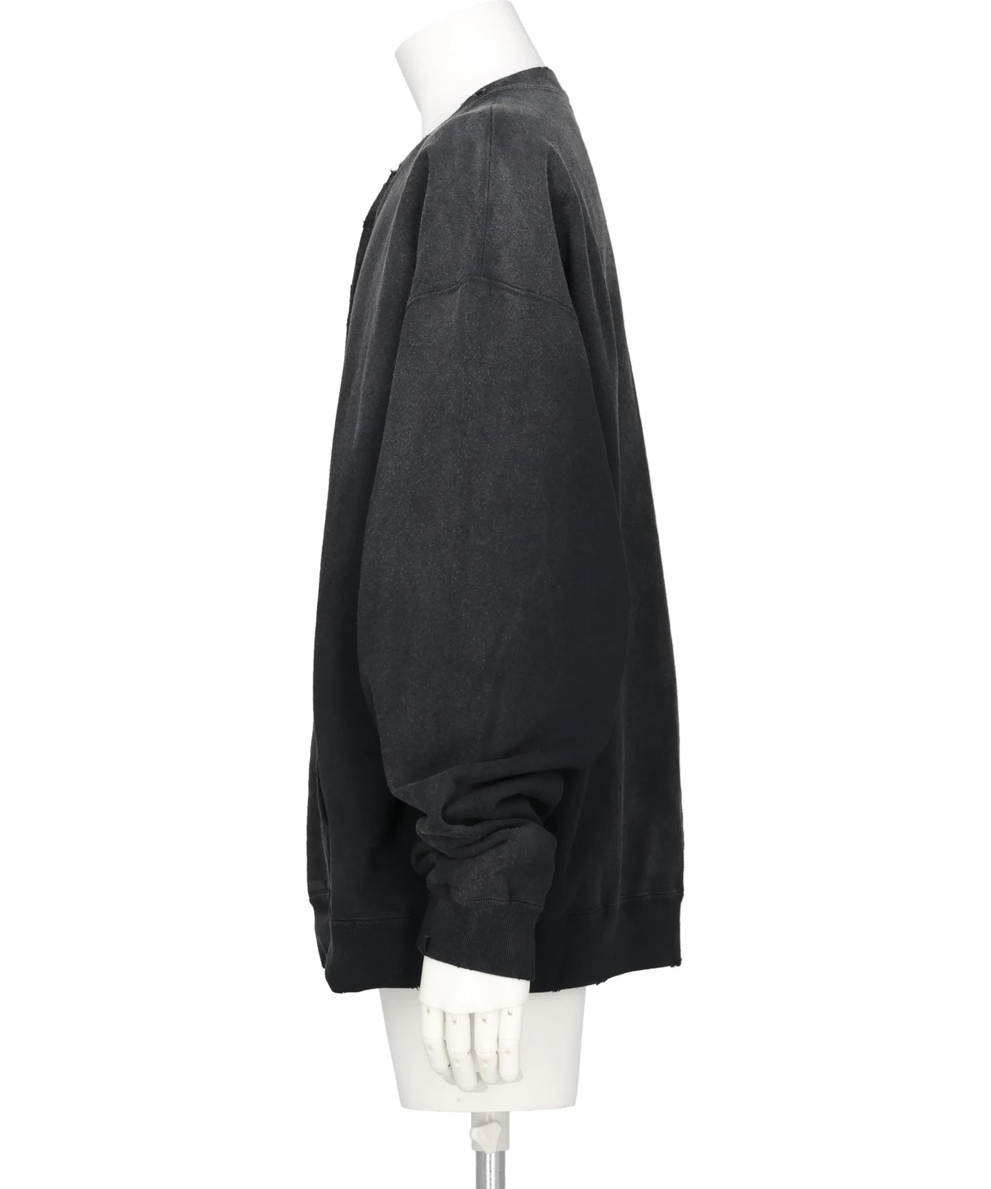 “KAMIYA LOGO” DISTRESSED ZIPSWEAT JACKET